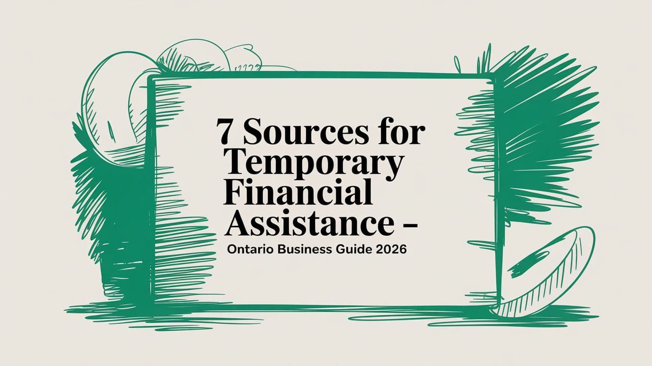 7 Sources for Temporary Financial Assistance - Ontario Business Guide 2026