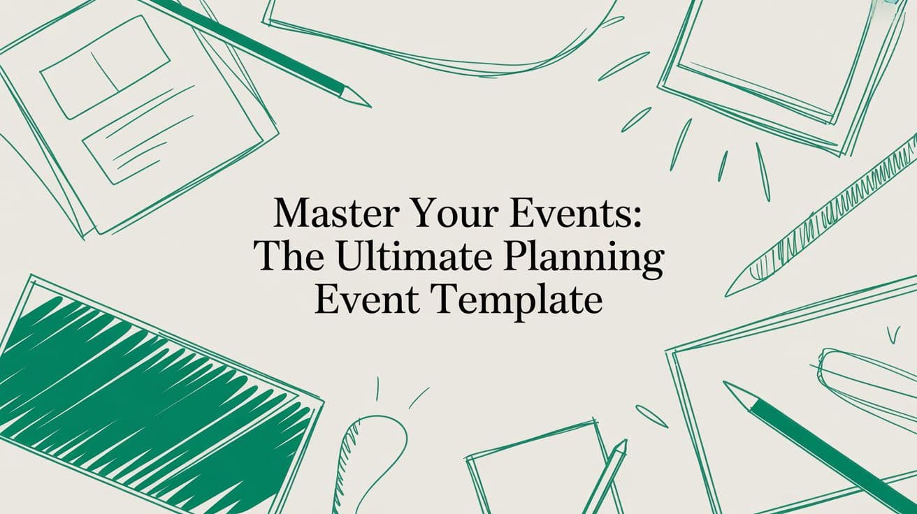 Master Your Events: The Ultimate Planning Event Template