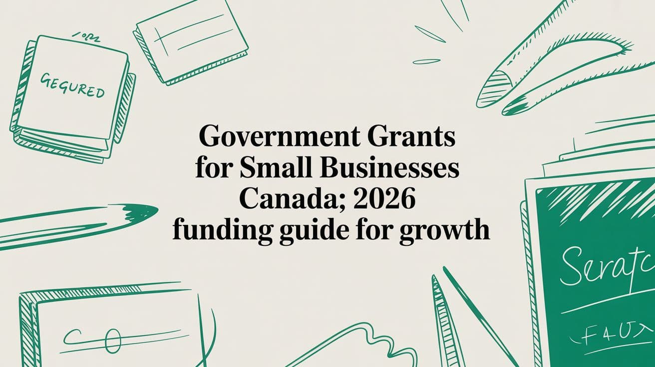 Government Grants for Small Businesses Canada: 2026 Funding Guide for Growth