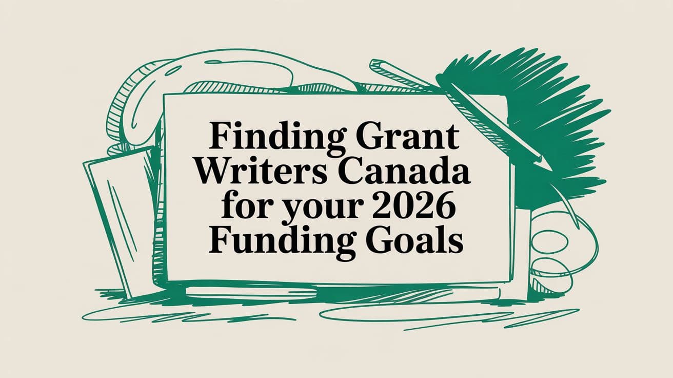 Finding Grant Writers Canada for Your 2026 Funding Goals